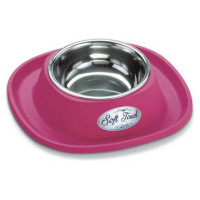 Georplast Metāla bļoda ar gumijas paliktni SOFT TOUCH 20x3,5cm, daž.krāsas