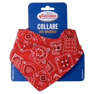 Record Kakla siksna regulējama ar bandanu 1,9 x 40/55 cm sarkana