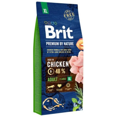 Brit PREMIUM By Nature Adult XL 15 kg barība suņiem