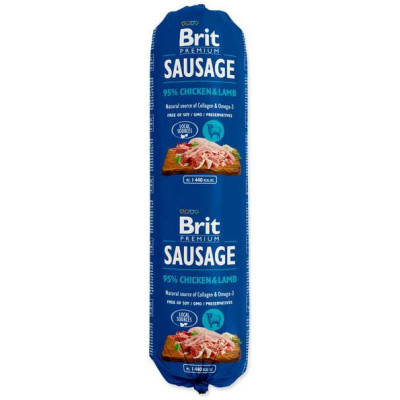 Brit PREMIUM wet Chicken & Lamb 800 g konservi suņiem