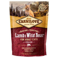 Carnilove Lamb & Wild Boar Adult Cat Sterilised 0,4 kg barība kaķiem