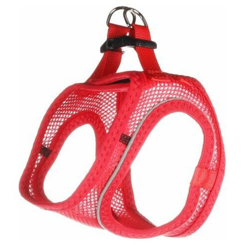 Flamingo kru&scaron;u siksna suņiem BENTO RED S 37-40CM