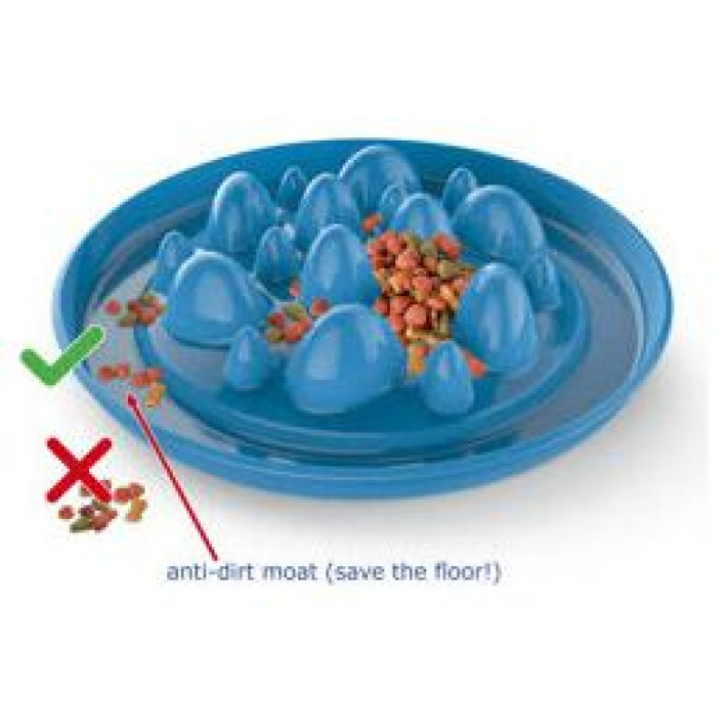 Georplast Plastmasas bļoda Slow Food Cactus cm.32x32x7h, neslīdo&scaron;a