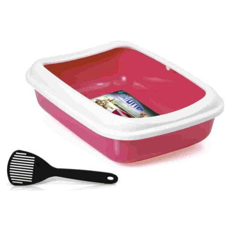 Georplast Atvērtā kaķu tualete ar apmali Junior 38x28x10,5 cm, dažādas krāsas