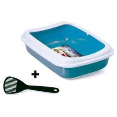 Georplast Atvērtā kaķu tualete ar apmali Junior 38x28x10,5 cm, dažādas krāsas