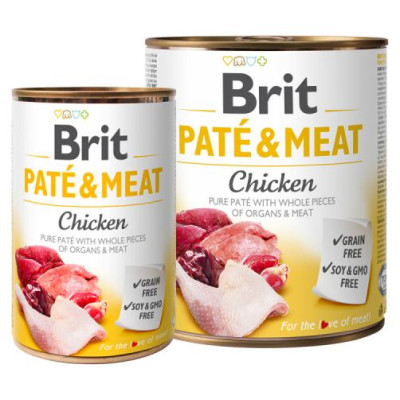 Brit CARE wet Chicken Pate&Meat 400 g - konservi suņiem