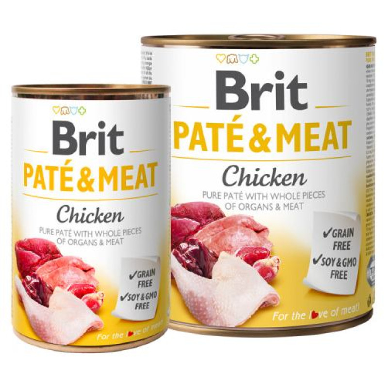 Brit CARE wet Chicken Pate&Meat 400 g - konservi suņiem