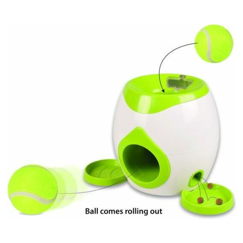 Flamingo WILSON WHITE LIME GREEN rotaļlieta suņiem