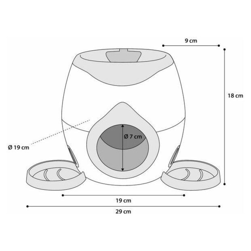 Flamingo WILSON WHITE LIME GREEN rotaļlieta suņiem