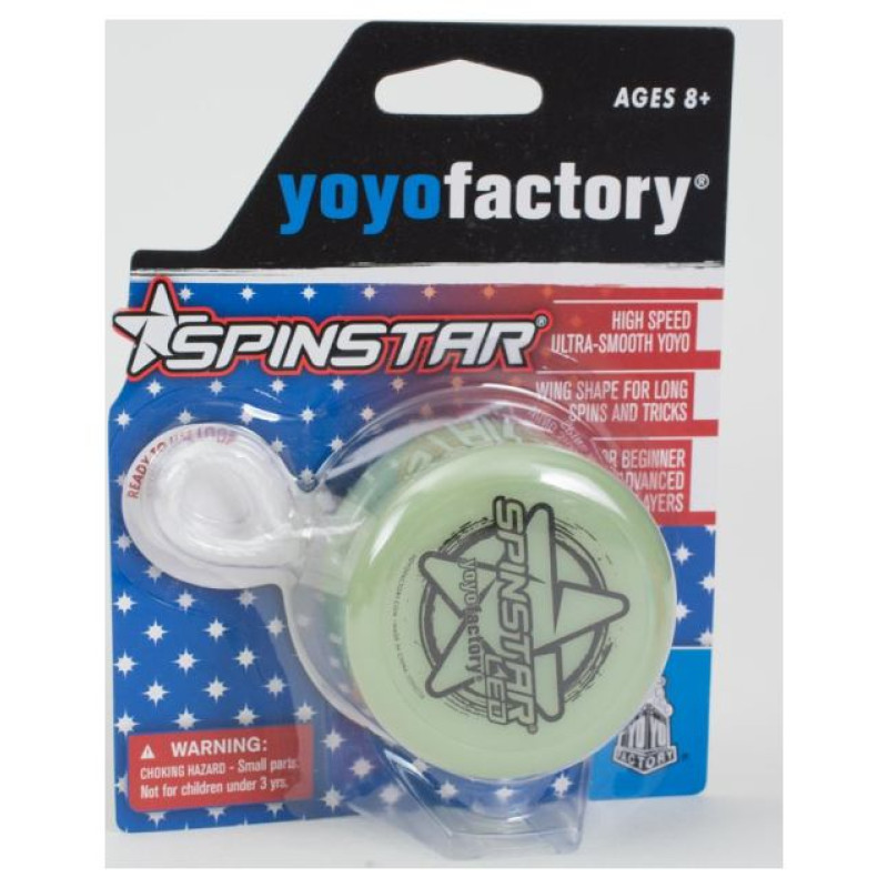 Yoyofactory YO-YO SPINSTRAR iesācējiem/ar iemaņām, spīd tumsā - YO 577