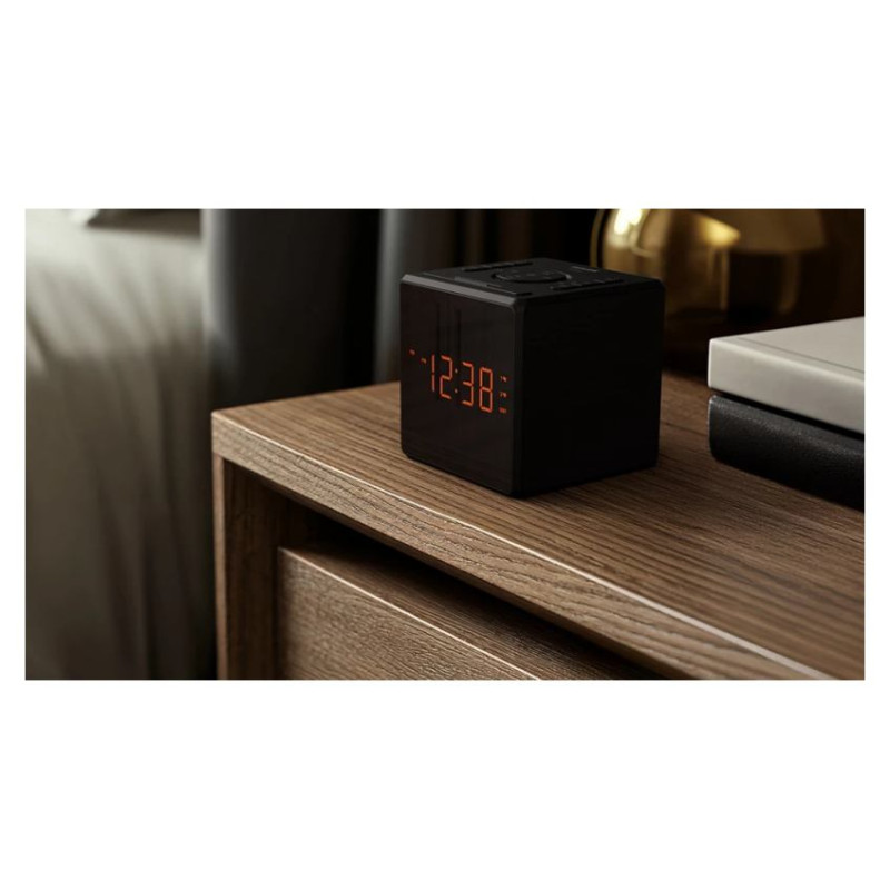 Philips radio pulkstenis ar USB, melns - TAR4500/10