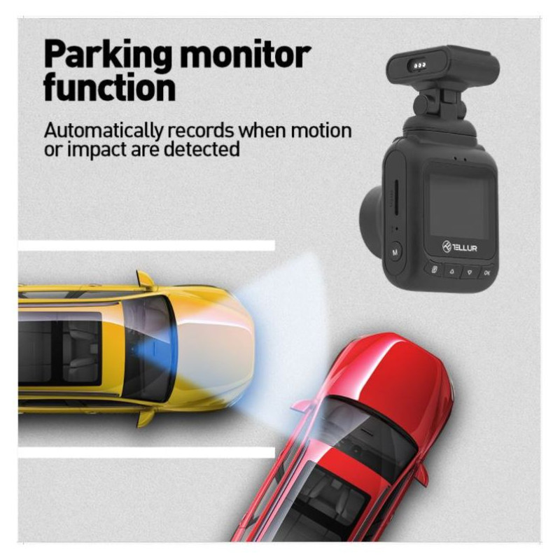 Tellur Dash Patrol DC1 FullHD 1080P Black