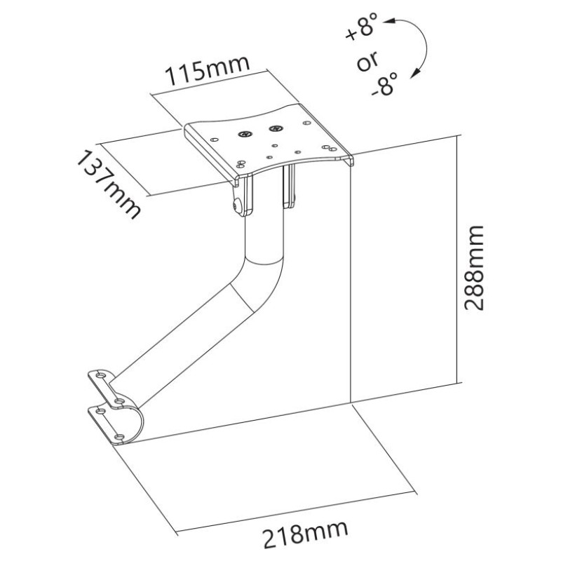White Shark RSC-A01 Gear Shifter Mount for RSC-303