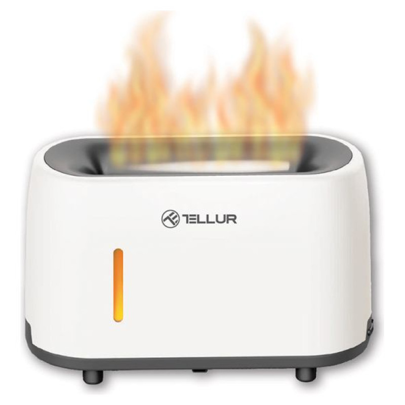 Tellur Flame aroma diffuser 240ml, 12 hours, remote control, white