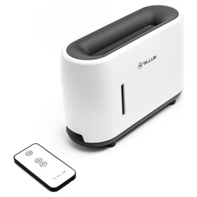 Tellur Flame aroma diffuser 240ml, 12 hours, remote control, white