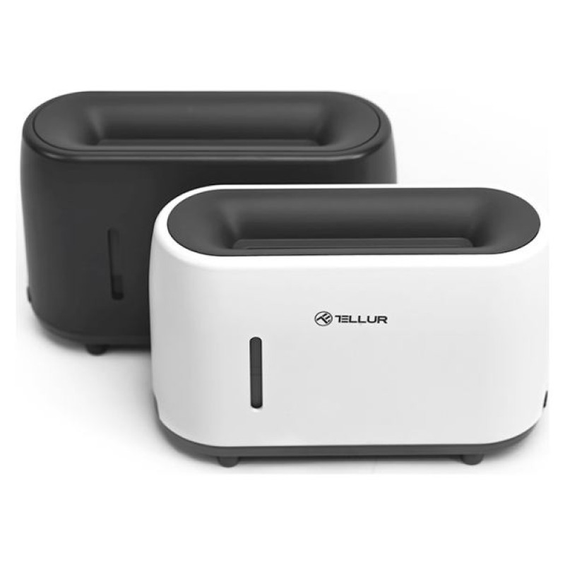 Tellur Flame aroma diffuser 240ml, 12 hours, remote control, white