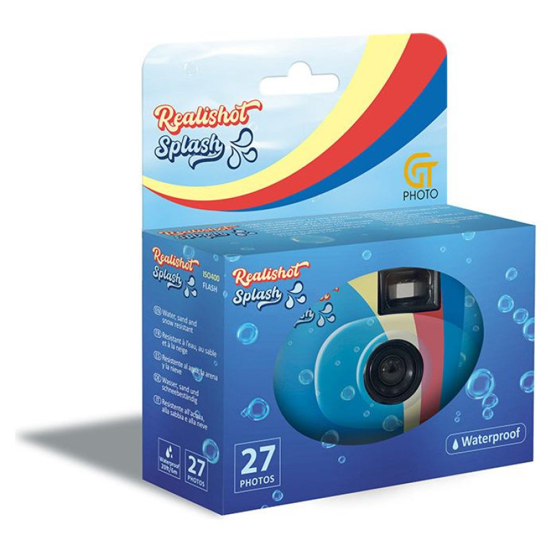 Gt Photo Realishot Splash Waterproof Single Use Camera 27 Photos