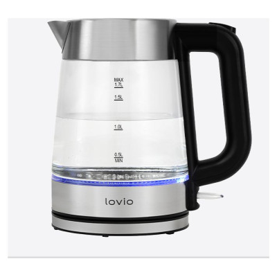 Lovio LVGEK001 Glass Electric Kettle
