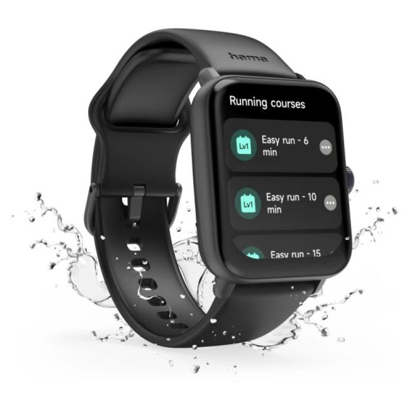 Hama 00178619 Smartwatch 6010 Black