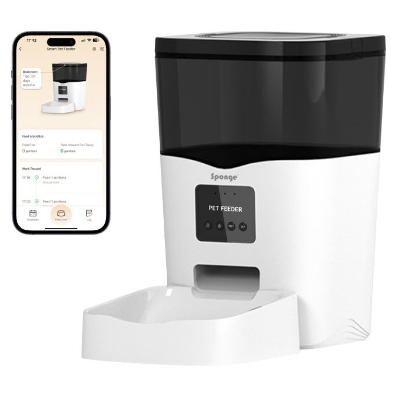 Sponge Automatic Pet Feeder Smart