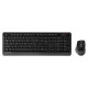 A4Tech 47478 FStyler 2,4G FG1035 RF Nano Grey Set