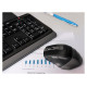 A4Tech 47478 FStyler 2,4G FG1035 RF Nano Grey Set