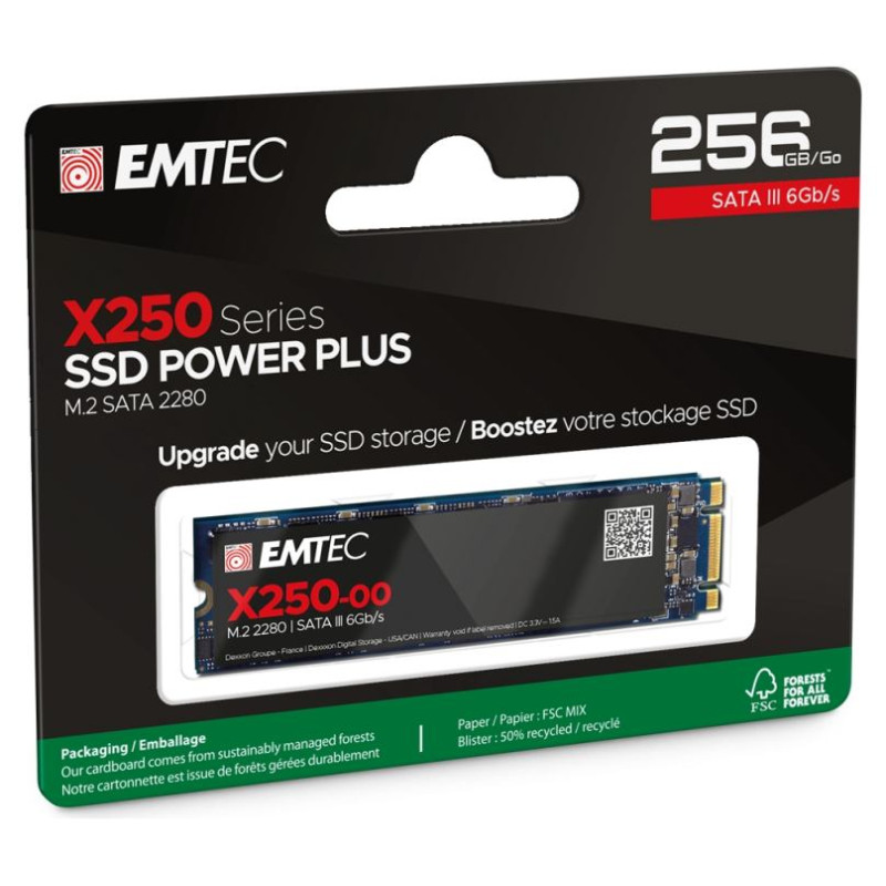 Emtec SSD M2 Sata X250 256GB Power Plus