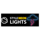 Manta SNL71BL Style Neon Lights CLOUD WITH LIGHTNING Blue-Pink