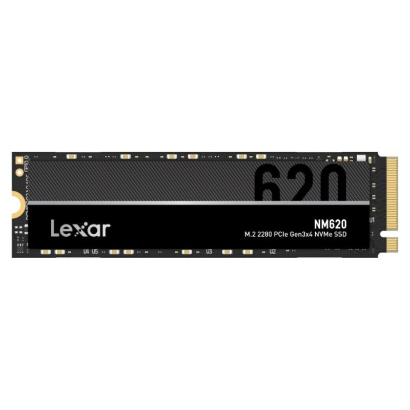 Lexar SSD|LEXAR|NM620|512GB|M.2|PCIE|NVMe|Write speed 2400 MBytes/sec|Read speed 3300 MBytes/sec|MTBF 1500000 hours|LNM620X512G-RNNNG