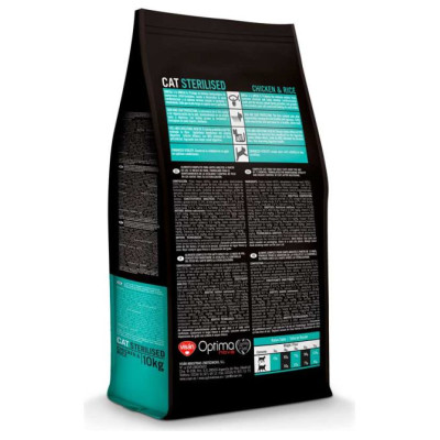 Optimanova Cat Sterilised Chicken & Rice 8 kg