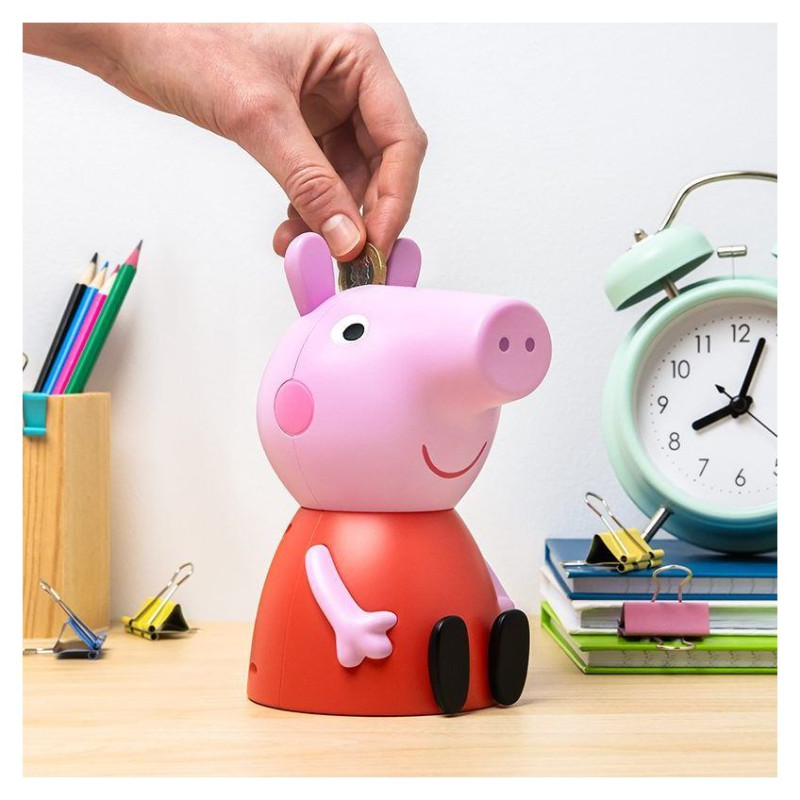 Paladone Peppa Pig Shaped Money Box Closed Box