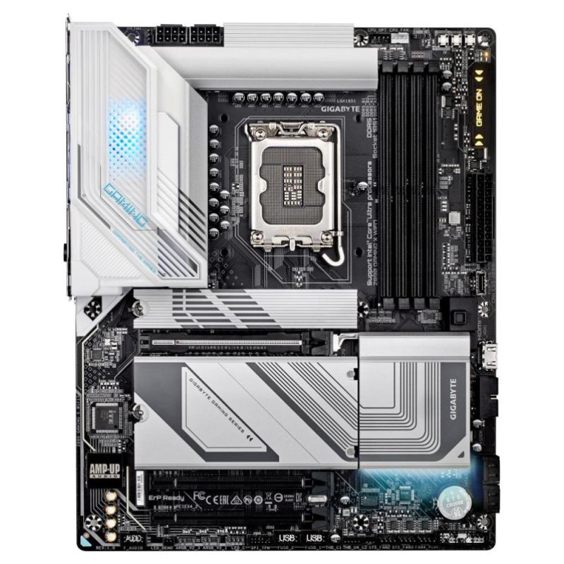 Gigabyte Mainboard|GIGABYTE|Intel Z890|LGA1851|ATX|Memory DDR5|Memory slots 4|2xPCI-Express 4.0 4x	|1xPCI-Express 5.0 16x|4xM.2|1xDisplayPort|4xUSB 2.0|5xUSB 3.2|1xUSB-C|1xOptical S/PDIF|1xRJ45|2xAudio port|Z890GAMINGXWIFI71.0