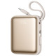 Joyroom JR-PBF27 22.5W 10000mAh Powerbank with Two Built-in Cables - Gold