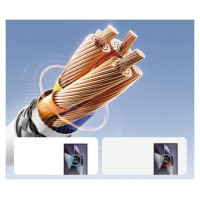 Joyroom S-A28 Flash Series 3A USB-A - USB-C Cable 1m - White