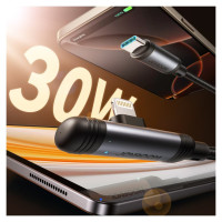 Joyroom S-A56 EnjoyX Series 90° USB-C - Lightning cable 30W 1.2m - black