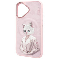 Nimmy Magnetic fashion cute pet MagSafe case for iPhone 16 - pink