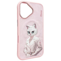 Nimmy Magnetic fashion cute pet MagSafe case for iPhone 16 - pink