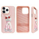 Nimmy Glasses Cool Cat Case for iPhone 15 Pro Max - Pink
