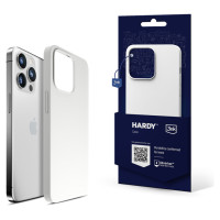 3Mk Protection 3mk Hardy Silicone MagCase for iPhone 15 Pro Max - White