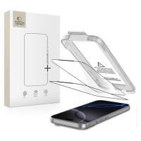 Tech-Protect Quick Set+ 2-pack tempered glass for iPhone 17 Pro - black