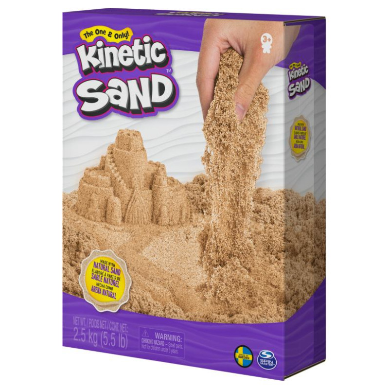 Kinetic Sand Kinētiskās smiltis, brūnas 2,5 kg