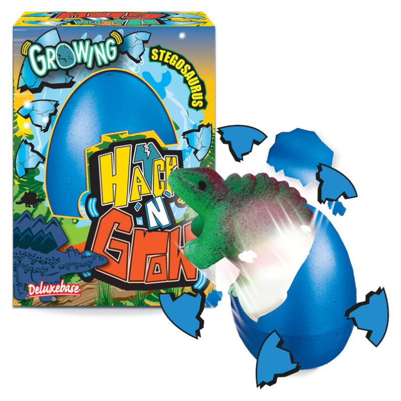 Deluxebase Mini Hatch &acute;N&acute; Grow, Stegozaurs