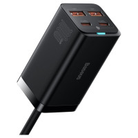 Baseus GaN3 Pro fast universal GaN charger 2 x USB Type C / 2x USB 100W PD3.0, QC4.0 +, AFC black (CCGP000101)