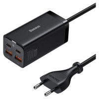 Baseus GaN3 Pro fast universal GaN charger 2 x USB Type C / 2x USB 100W PD3.0, QC4.0 +, AFC black (CCGP000101)