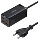 Baseus GaN3 Pro fast universal GaN charger 2 x USB Type C / 2x USB 100W PD3.0, QC4.0 +, AFC black (CCGP000101)