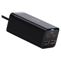 Baseus GaN3 Pro fast universal GaN charger 2 x USB Type C / 2x USB 100W PD3.0, QC4.0 +, AFC black (CCGP000101)