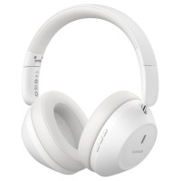 Baseus Bass 30 Max Wireless On-Ear Bluetooth 5.3 Headphones - White