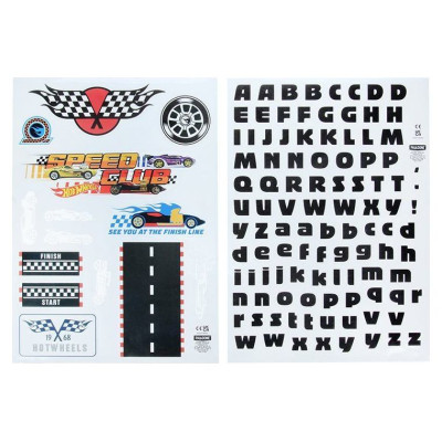 Paladone Hot Wheels Personalisation Wall Decals