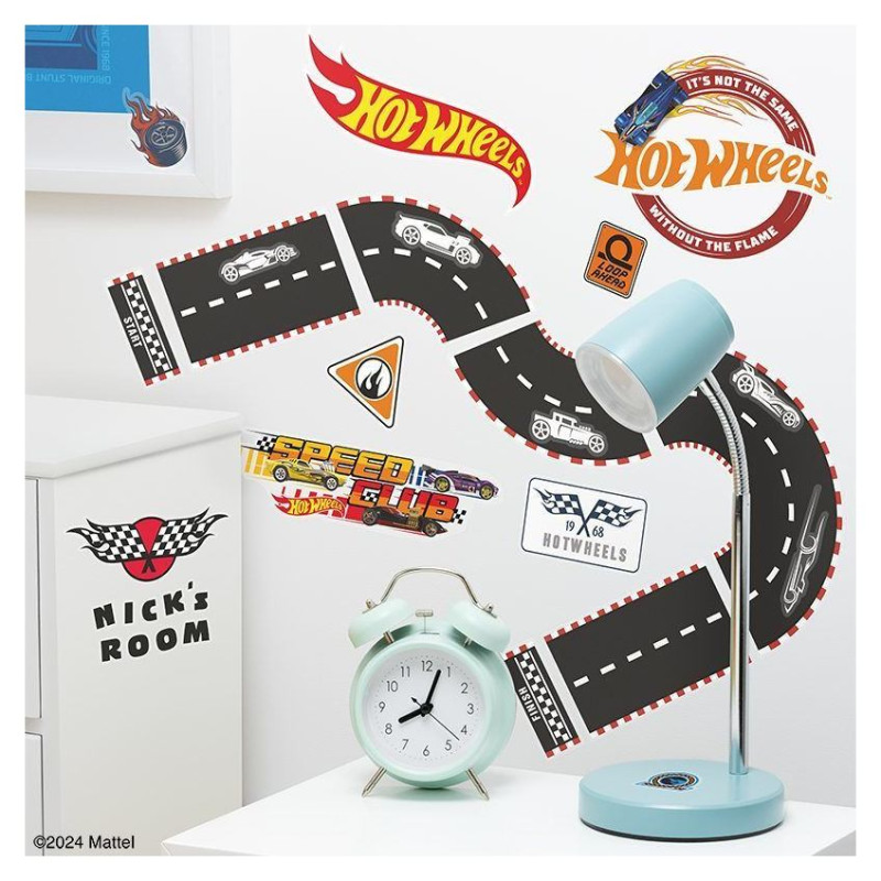 Paladone Hot Wheels Personalisation Wall Decals