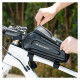 Wozinsky bicycle bag for the frame, armored, with a phone pocket, 1.7 l - black